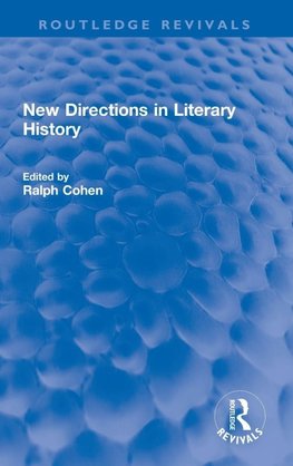 New Directions in Literary History