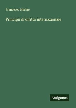 Principii di diritto internazionale