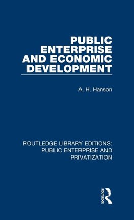 Public Enterprise and Economic Development