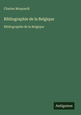 Bibliographie de la Belgique