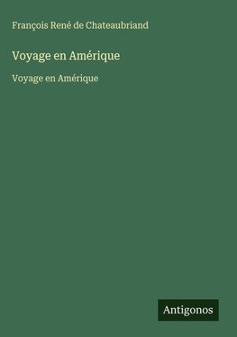 Voyage en Amérique