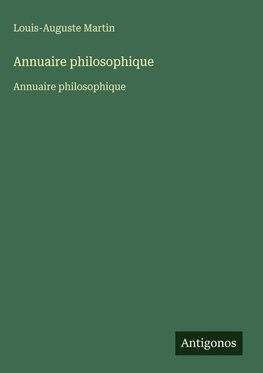 Annuaire philosophique