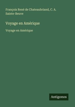 Voyage en Amérique