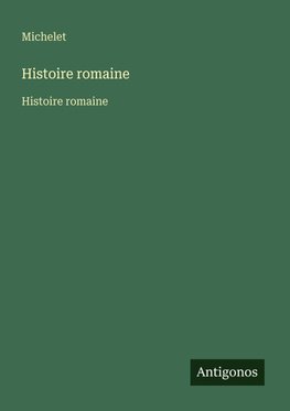 Histoire romaine