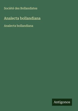 Analecta bollandiana