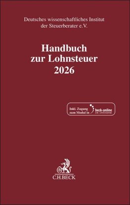 Handbuch zur Lohnsteuer 2026. LSt 2026