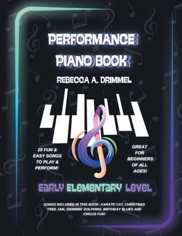 Performance piano book
