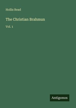 The Christian Brahmun