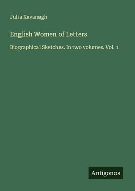 English Women of Letters