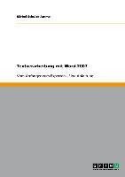 Textverarbeitung mit Word 2007