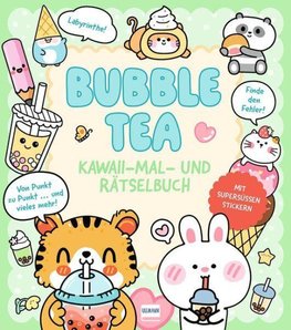 Bubble Tea | Kawaii - Mal-und Rätselbuch
