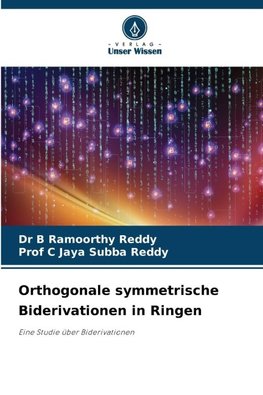 Orthogonale symmetrische Biderivationen in Ringen