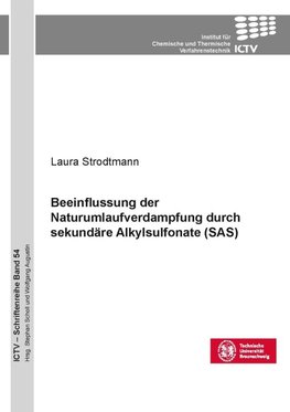 Beeinflussung der Naturumlaufverdampfung durch sekundäre Alkylsulfonate (SAS)