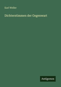 Dichterstimmen der Gegenwart