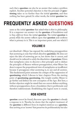 Frequently Asked Questions, Volume 2