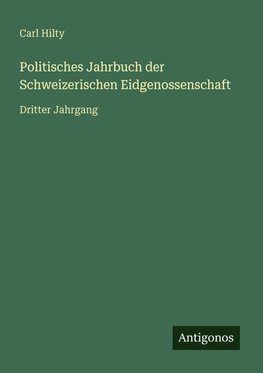 Politisches Jahrbuch der Schweizerischen Eidgenossenschaft