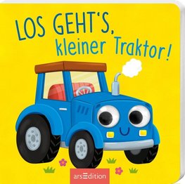 Los geht's, kleiner Traktor!