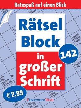 Rätselblock in großer Schrift 142 (5 Exemplare à 2,99 EUR)