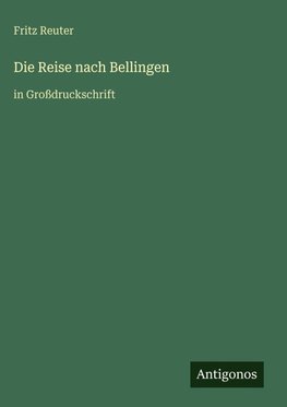 Die Reise nach Bellingen
