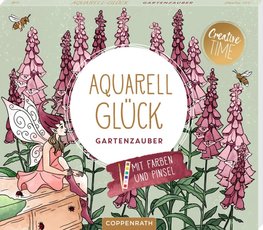 Aquarell-Glück Gartenzauber