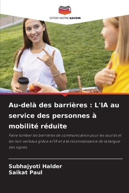 Au-delà des barrières : L'IA au service des personnes à mobilité réduite