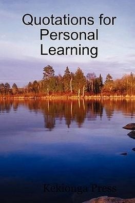 Quotations for Personal Learning