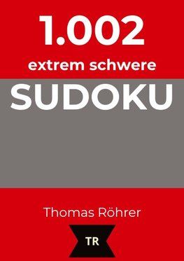 1.002er Sudoku extrem schwer