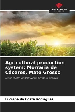 Agricultural production system: Morraria de Cáceres, Mato Grosso