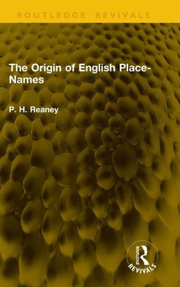 The Origin of English Place-Names