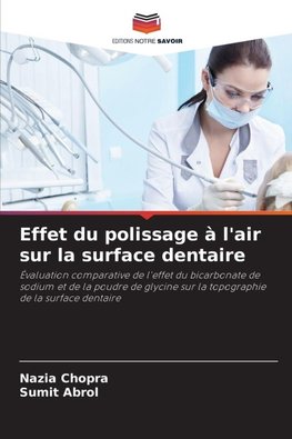 Effet du polissage à l'air sur la surface dentaire