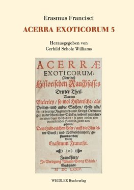 ACERRA EXOTICORUM Oder Historisches Rauchfass