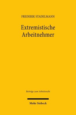 Extremistische Arbeitnehmer