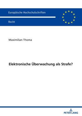 Elektronische Überwachung als Strafe?