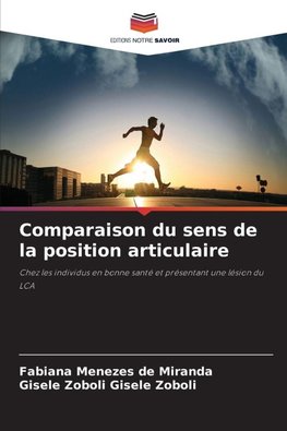 Comparaison du sens de la position articulaire