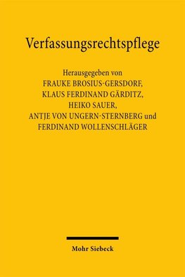 Verfassungsrechtspflege