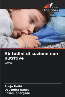 Abitudini di suzione non nutritive
