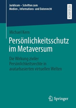 Persönlichkeitsschutz im Metaversum