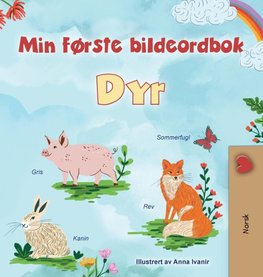 First Picture Dictionary - Animals (Norwegian Children's Book)
