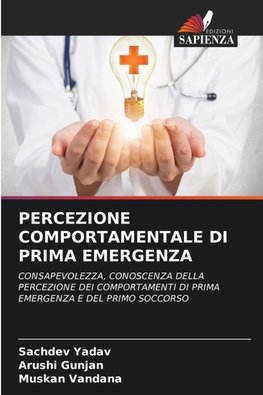 PERCEZIONE COMPORTAMENTALE DI PRIMA EMERGENZA