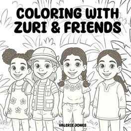 Coloring with Zuri & Friends