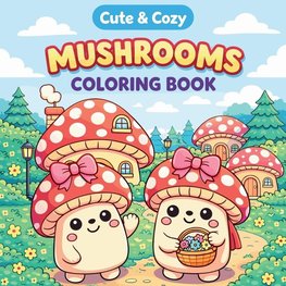 CUTE & COZY MUSHROOM COLORING BOOK