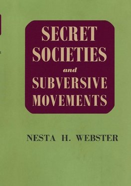 Secret Societies and Subversive Movements