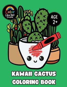 Kawaii Cactus Coloring Book