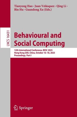 Behavioural and Social Computing