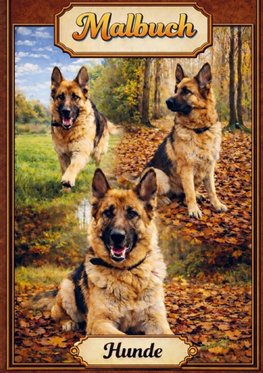 Malbuch, Hunde