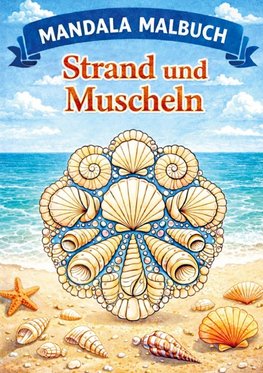 Mandala malbuch, Strand und muscheln