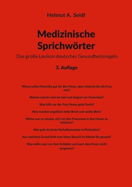 Medizinische Sprichwörter