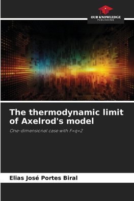 The thermodynamic limit of Axelrod's model