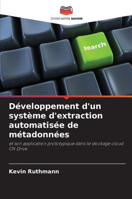 Développement d'un système d'extraction automatisée de métadonnées
