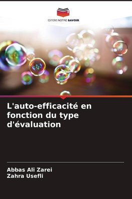 L'auto-efficacité en fonction du type d'évaluation